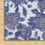 Brocado Royal Bloom Azul Safira - Ribes y Casals