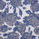 Brocado Royal Bloom Azul Safira - Ribes y Casals