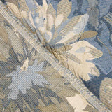 Brocado Floral Margaridas Azuis e Douradas - Ribes y Casals