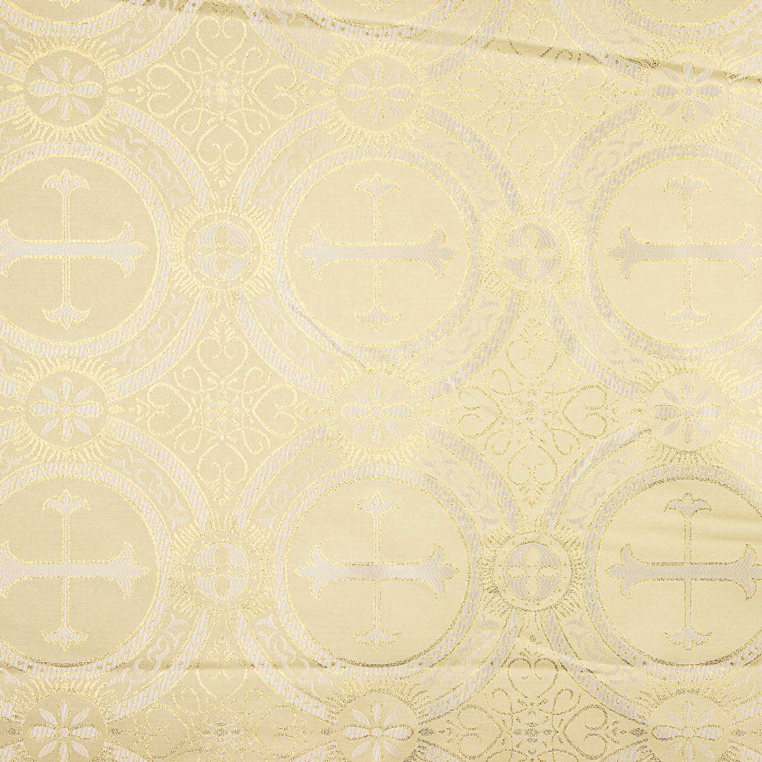 Brocado Litúrgico Cruzes Douradas - Ribes y Casals