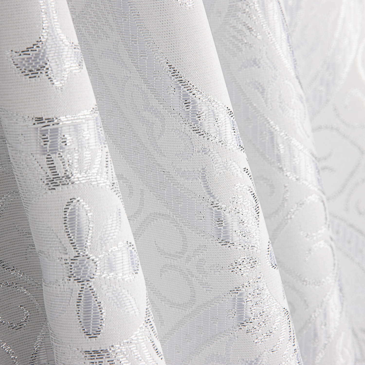 Brocado Litúrgico Cruz Clássica Branca - Ribes y Casals