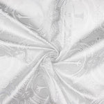 Brocado Litúrgico Cruz Clássica Branca - Ribes y Casals