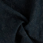 Brocado Oceano Imperial Azul-marinho Prateado - Ribes y Casals