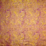 Jacquard Morada com Lurex de Caxemira Dourado - Ribes y Casals