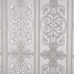 Brocado Barroco Ornamental Cinza Prateado - Ribes y Casals