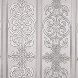 Brocado Barroco Ornamental Cinza Prateado - Ribes y Casals