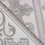 Brocado Barroco Ornamental Cinza Prateado - Ribes y Casals