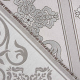Brocado Barroco Ornamental Cinza Prateado - Ribes y Casals