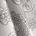 Brocado Barroco Ornamental Cinza Prateado - Ribes y Casals