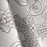 Brocado Barroco Ornamental Cinza Prateado - Ribes y Casals