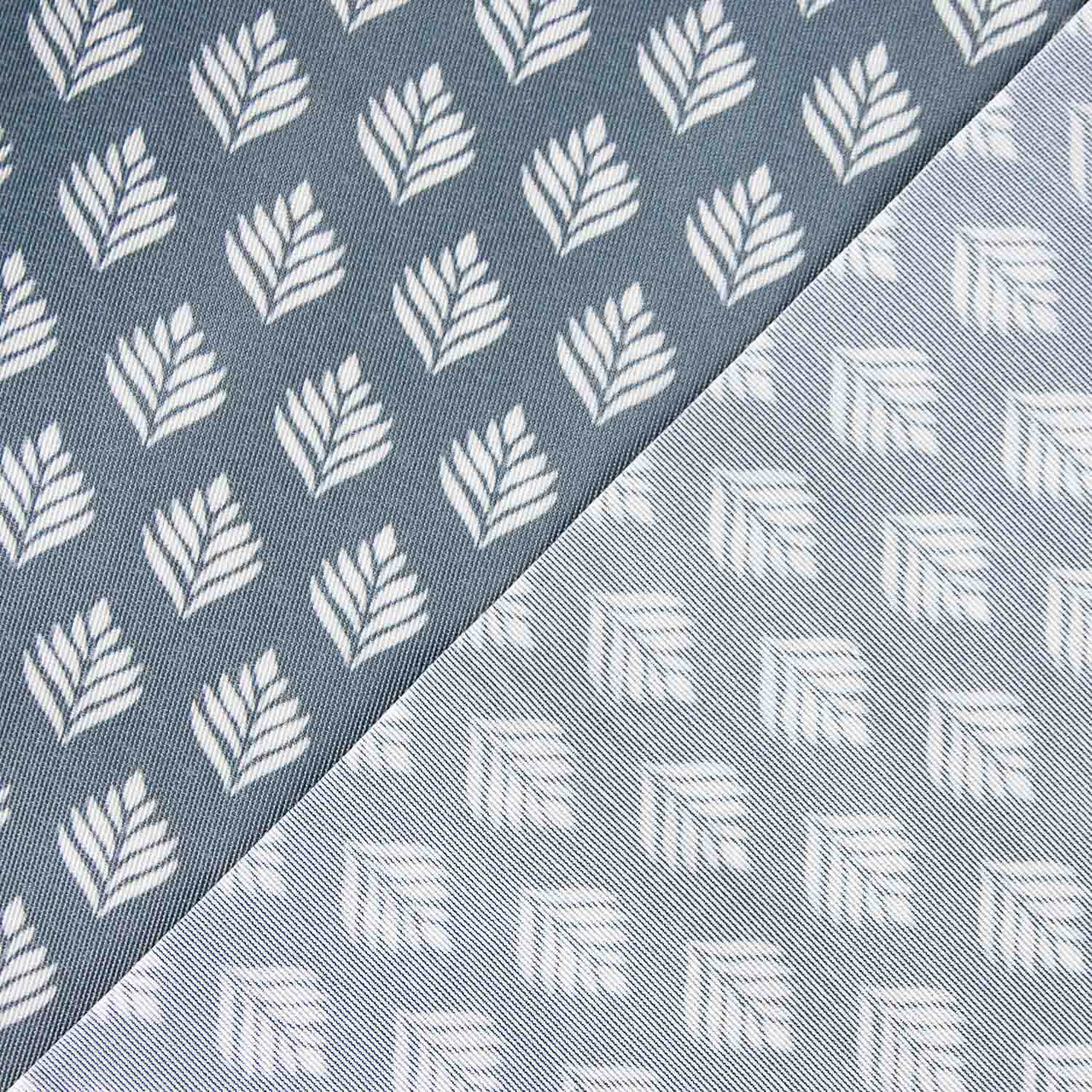 Toalha de mesa resistente a manchas Leaf Cinza Azulado - Ribes y Casals