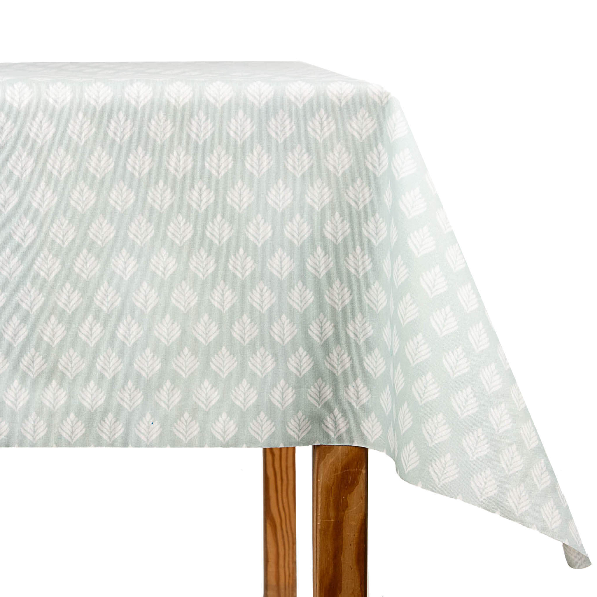 Toalha de mesa resistente a manchas Leaf Verde Suave - Ribes y Casals