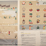 Painel de tecido de algodão «Calendário do Advento Infantil: A Aventura do Pai Natal» – DIY - Ribes y Casals