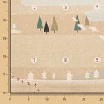 Painel de tecido de algodão «Calendário do Advento Infantil: A Aventura do Pai Natal» – DIY - Ribes y Casals