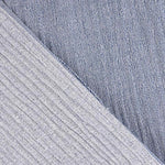Gaze Dupla Chambray Azul Denim - Ribes y Casals