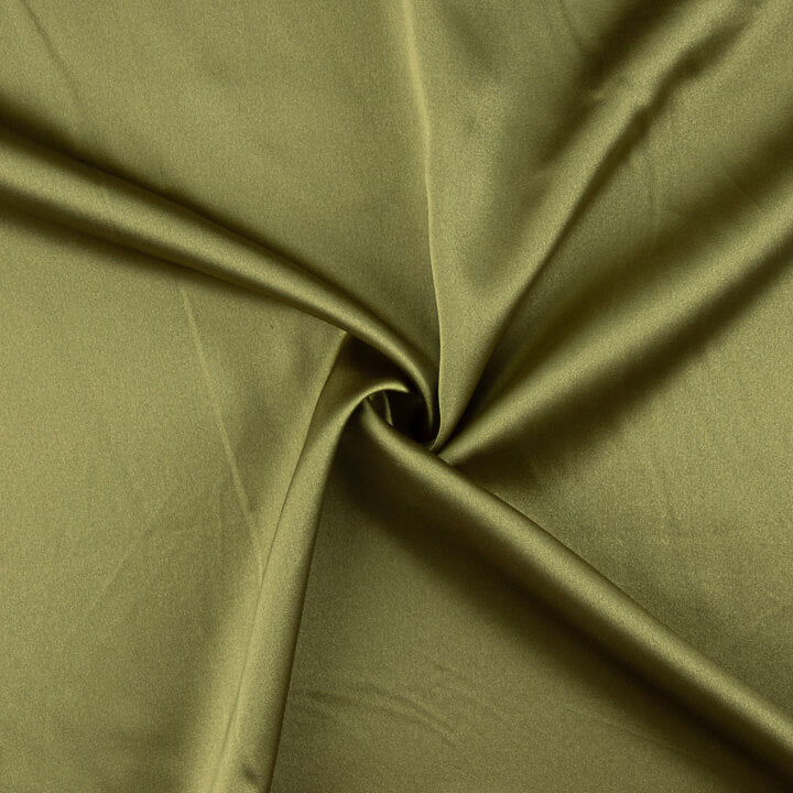 Charmeuse com elastano verde cáqui - Ribes y Casals
