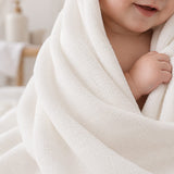 Toalha de Viscose de Bambu Branco Natural - Ribes y Casals