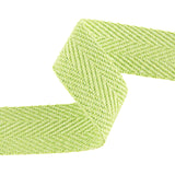 Fita de espinha de algodão 30 mm verde-limão - Ribes y Casals