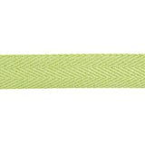 Fita de espinha de algodão 30 mm verde-limão - Ribes y Casals