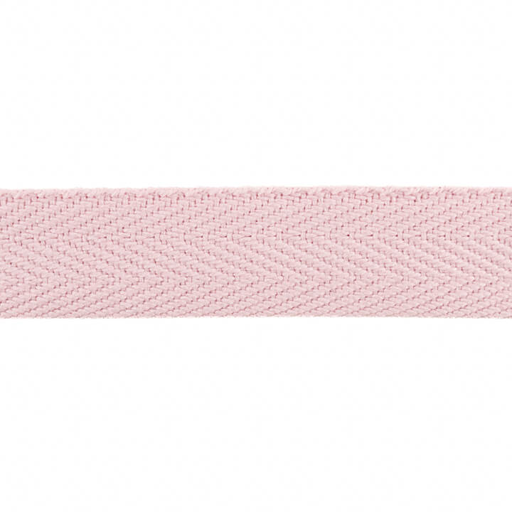 Fita de espinha de algodão 30 mm rosa suave - Ribes y Casals