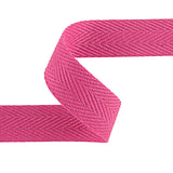 Fita de espinha de algodão 30 mm rosa fúcsia - Ribes y Casals