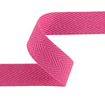 Fita em espinha de poliéster 30 mm rosa fluorescente - Ribes y Casals