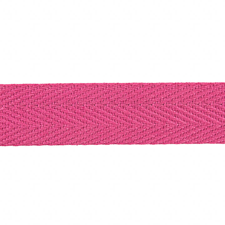 Fita em espinha de poliéster 30 mm rosa fluorescente - Ribes y Casals