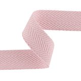 Fita de espinha de algodão 30 mm rosa suave - Ribes y Casals