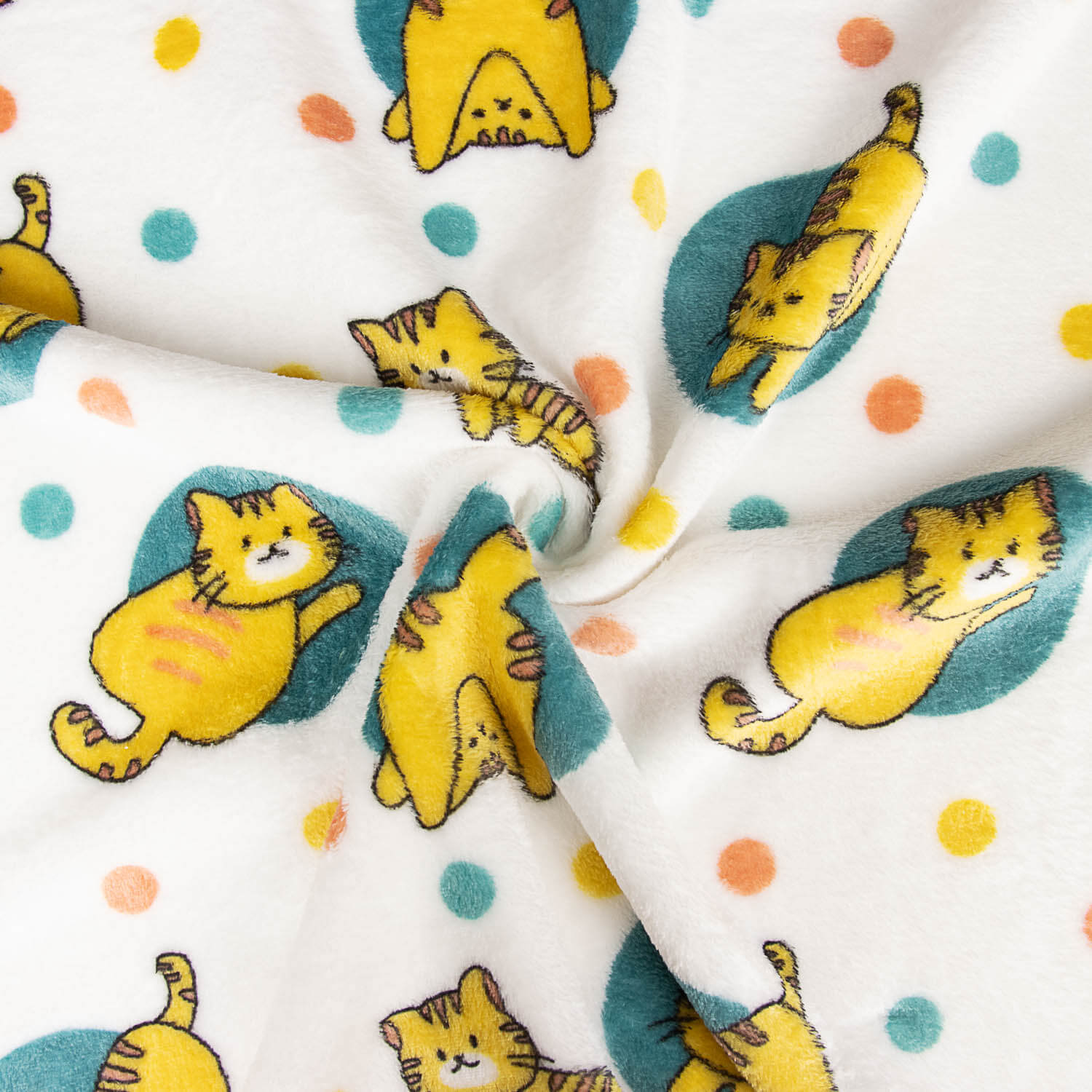 Coralina Dupla Face Gatinhos Multicoloridos - Ribes y Casals