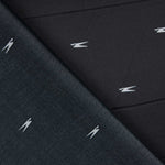 Seda Viscose Estampado Minimal Preto - Ribes y Casals