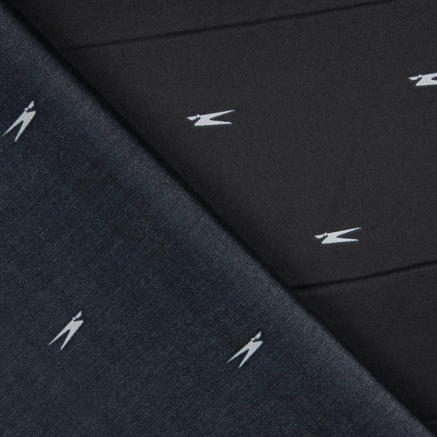 Seda Viscose Estampado Minimal Preto - Ribes y Casals