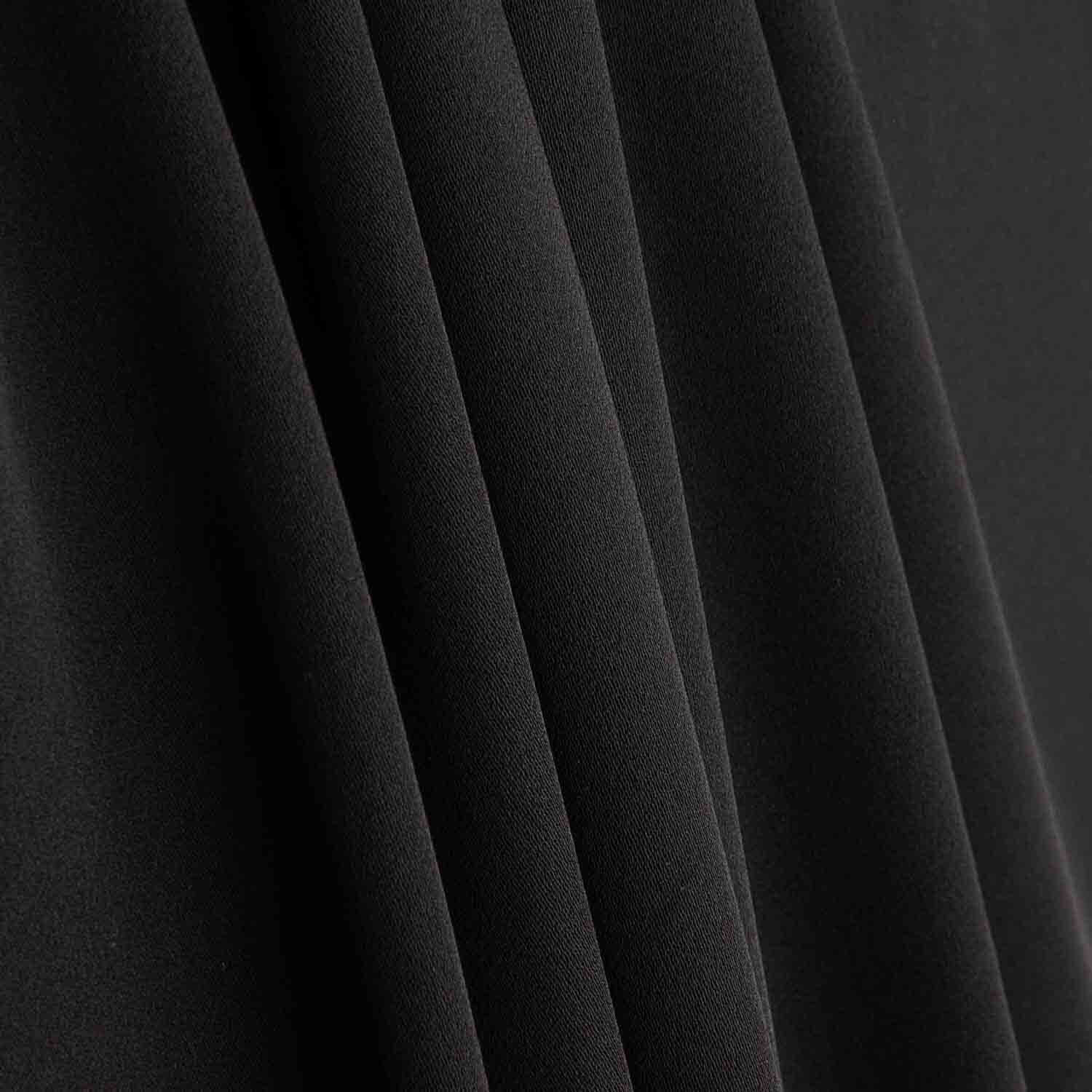 Crepe Liso Preto - Ribes y Casals