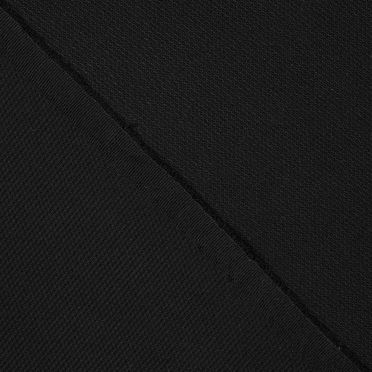 Retalho Cuadrillé de Poliéster Preto - Várias medidas x largura de 140 cm - Ribes y Casals