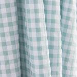 Seersucker Quadrados Turquesa - Ribes y Casals