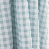 Seersucker Quadrados Turquesa - Ribes y Casals