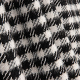 Tweed de lã tecido Oxford branco e preto - Ribes y Casals