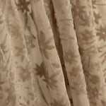 Devoré floral em tons de bege sobre chiffon - Ribes y Casals