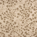 Devoré floral em tons de bege sobre chiffon - Ribes y Casals
