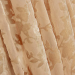 Devoré floral rosa macio sobre chiffon - Ribes y Casals