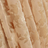 Devoré floral rosa macio sobre chiffon - Ribes y Casals