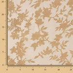 Devoré floral rosa macio sobre chiffon - Ribes y Casals