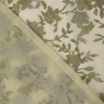 Devoré Floral Verde sur chiffon - Ribes y Casals