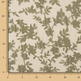 Devoré Floral Verde sur chiffon - Ribes y Casals