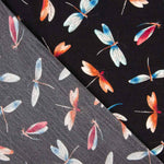Georgette com Estampado de Libélulas - Ribes y Casals