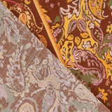 Viscose rústica estampada com padrão «Cachemir Teja» - Ribes y Casals