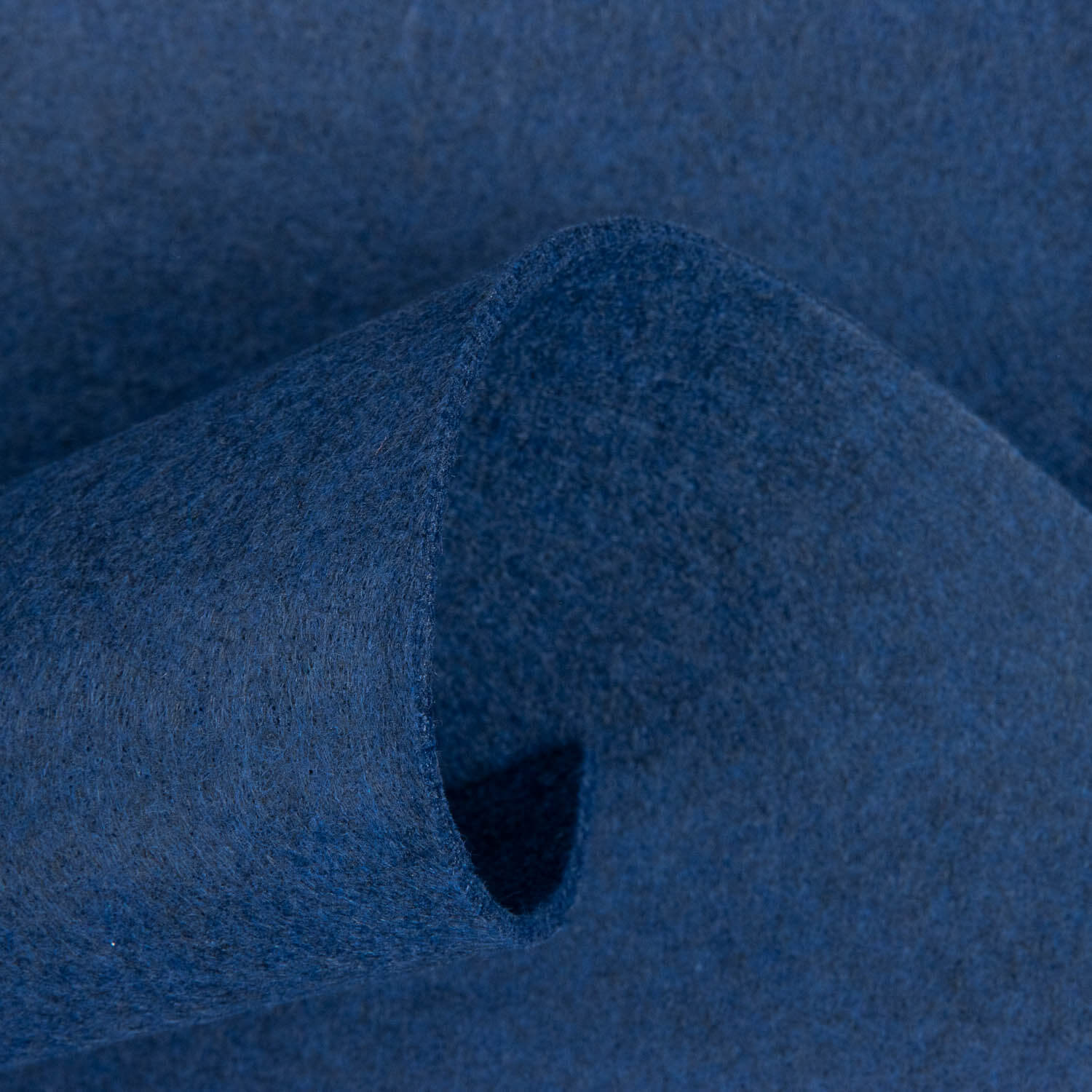 Retalho de feltro melange azul 3 mm - 500 g - Várias medidas x largura de 90 cm - Ribes y Casals