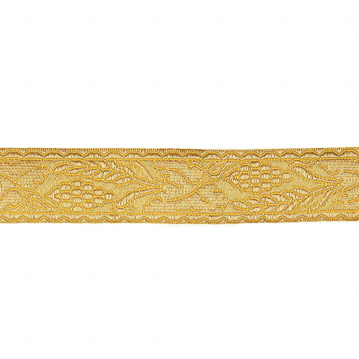 Galão Tecido Metalizado Dourado Ref. 418 – Largura 40 mm - Ribes y Casals
