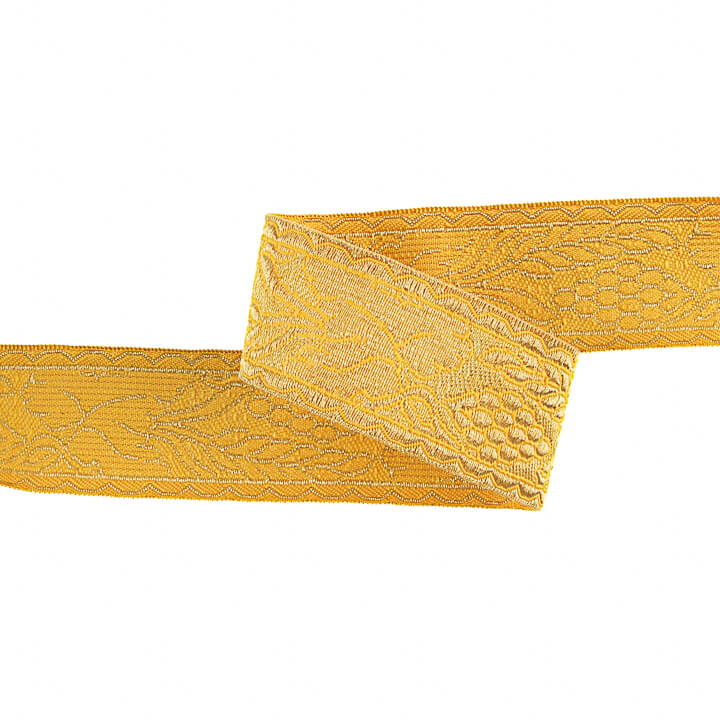 Galão Tecido Metalizado Dourado Ref. 418 – Largura 40 mm - Ribes y Casals