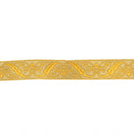 Galão Tecido Metalizado Dourado Ref. 428 – Largura 25 mm - Ribes y Casals