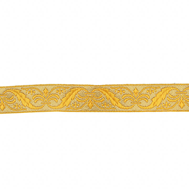 Galão Tecido Metalizado Dourado Ref. 428 – Largura 25 mm - Ribes y Casals